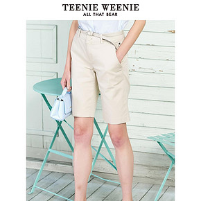TeenieWeenie小熊夏装女装休闲宽松短裤TTTH82609B 189元