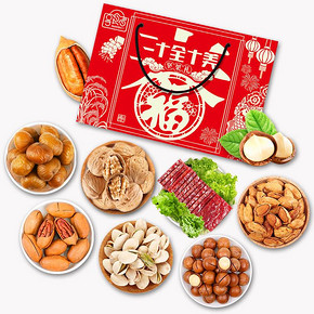 享食者 坚果干果大礼包 856g 24.9元包邮（需用券） ￥40
