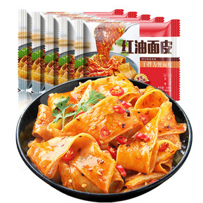 19日0点：川豫情 川陕风味红油面皮 105g*5袋 9.9元（需用券） ￥10
