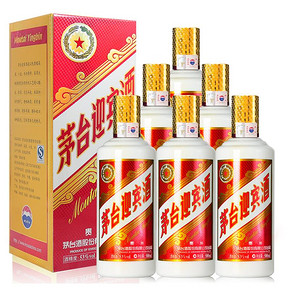 茅台迎宾53度500ml*6（2013版）贵州酱香型高度白酒整箱 488元