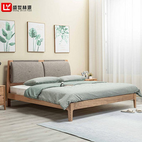盛世林源 FS102 软包靠背床 普通款 1.8m 849元