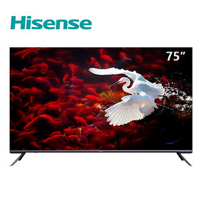 Hisense 海信 H75E7A 75英寸4K高清 电视 9999元包邮 ￥9999