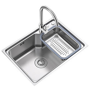 装修党：ARROW 箭牌 AE555802G 加厚不锈钢手工水槽龙头套装 719元包邮 ￥719