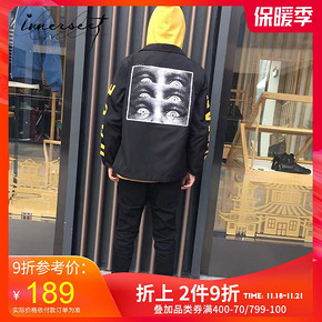 INNERSECT潮牌 SSURPLUS2019秋冬新品时尚帅气翻领夹克眼泪卫衣男 349元