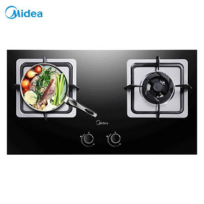 Midea/美的Q36/Q360B 燃气灶嵌入式大火力灶具厨房家用猛火双眼灶 599元