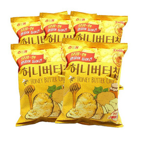 韩国进口海太蜂蜜黄油薯片5袋60g土豆片网红休闲零食大礼包送女友 59.9元