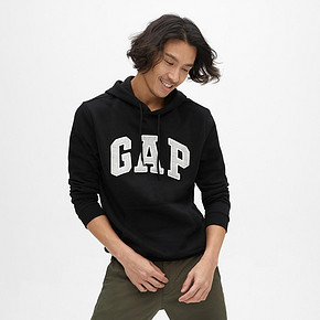 【狂欢吾折天 零点开启】Gap 大logo加绒卫衣 到手价120元