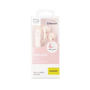 ￥199包邮 Elecom 宜丽客 无线蓝牙入耳式运动双耳日系小清新简约款女生耳机