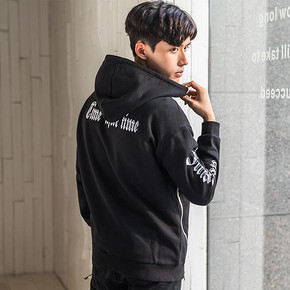 【200元3件】唐狮秋冬新款连帽卫衣男韩版套头潮牌潮学生宽松男生