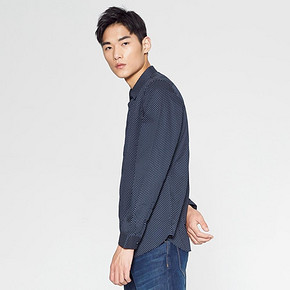 ME&CITY 527035 男士长袖衬衫 79元