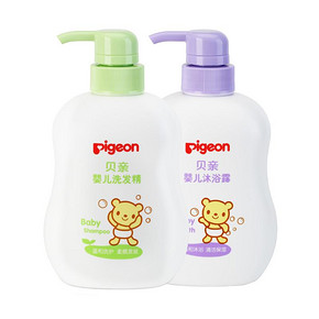 Pigeon贝亲 洗发沐浴婴儿组合套装1000ML 宝宝洗护用品 95.2元