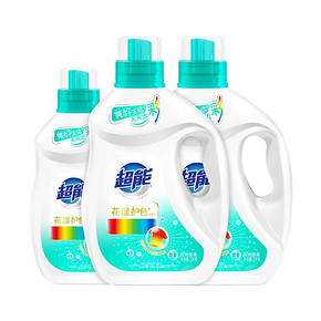 新88VIP：超能 花漾护色洗衣液 （2kg*2+1kg） *2件 +凑单品 72.2元包邮（需用券