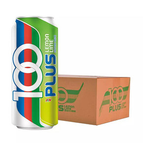 100 Plus柠檬苏打水运动饮料 325ml*48罐 *2件 54元 ￥54