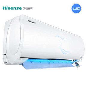1日0点、历史低价：Hisense 海信 KFR-33GW/EF27A1(1P58) 1.5匹 变频冷暖 壁挂式空调 1