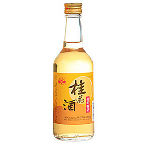 古越龙山绍兴果酒桂花酒330ml/瓶聚会用低度配制酒桂花酿女生喝 9.9元