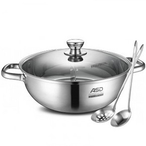 天猫 10点开始、前30分钟、前1000件：ASD 爱仕达 FS30A2WG 304不锈钢汤锅 28cm 29.5