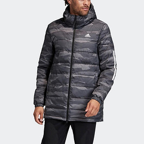 12日0点、双12预告：adidas 阿迪达斯 3S REV AOP 男子双面羽绒服 429元 ￥429