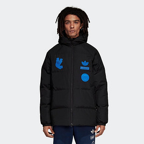 12日0点：adidas 三叶草 2018Q4-FSQ54 男装冬季羽绒服 525元包邮（需用劵）