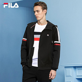 FILA 斐乐官方 男2019秋季新款休闲运动针织上衣黄景瑜同款 促销价638