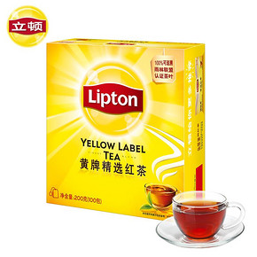 立顿黄牌红茶100包 29.9元