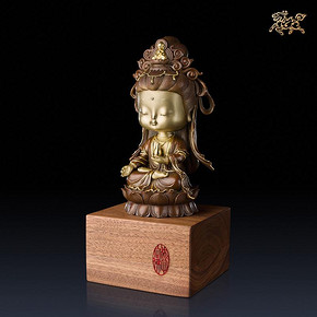 铜师傅《我心向佛之观音》 全铜摆件 588元