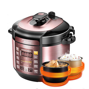 ￥104 Midea 美的 MY-YL50Simple101 电压力锅 5L