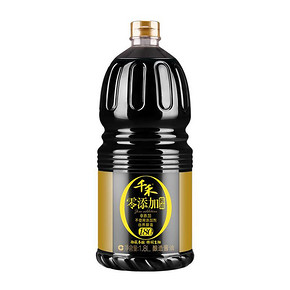 88VIP：千禾 零添加御藏本酿 1.8L *4件 +凑单品 57.64元（双重优惠） ￥58