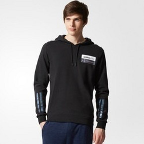 双12预告： adidas neo CD3574000 男子连帽套头衫 低至119元
