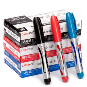 CAIBA 财霸 记号笔 10支装 3色可选 4元包邮
