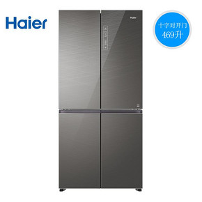 海尔（Haier） BCD-469WDEU 变频 风冷 十字门冰箱 469L 4199元