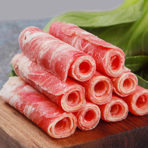 ￥89 澳洲雪花肥原切肥牛卷牛肉片500g *3