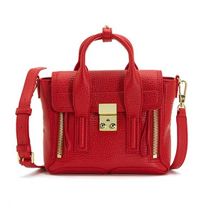 双12预告： 3.1 Phillip Lim Pashli AC00 女士牛皮小号单肩斜挎手提包 低至1399.3元