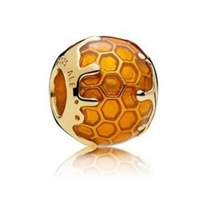 双12预告： Pandora 潘多拉 767120EN158 金色蜂蜜串饰 284元包邮（需用券） ￥284