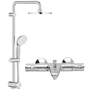 12日0点、双12预告：GROHE 高仪 34598000+27389002 花洒淋浴套装 1656元包邮（前2小