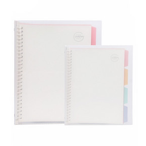 deli 得力 PP封面活页本 A5/60页 送替芯*2本 16.5元包邮 ￥17