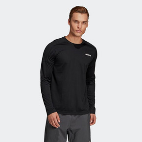 双12预告：adidas 阿迪达斯 DU1264 男款长袖T恤 51元（前2000件） ￥51