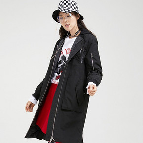 双12预告：KAMA 卡玛 7417756 女士过膝中长款棉服 *2件 99元包邮（合49.5元/件） 