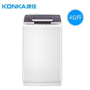 康佳 XQB40-20D0B 全自动波轮洗衣机 家用宿舍租房节能迷你小型 499元