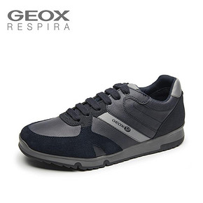 GEOX 健乐士 U823XB0ME22 男士系带休闲鞋 339.2元