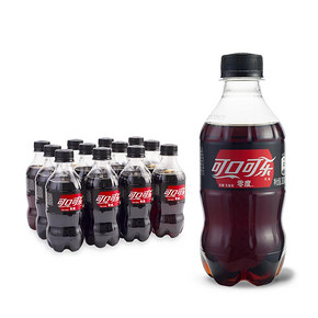 零度可乐饮料 300ml*12瓶/箱 整箱装 可口可乐原装口味官方出品 18.9元