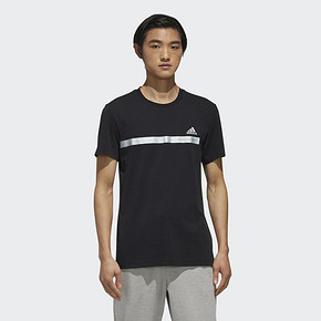 阿迪达斯（adidas） FXQ75 SSTEE TAPE 男士运动型短袖T恤 83元包邮（需用劵）