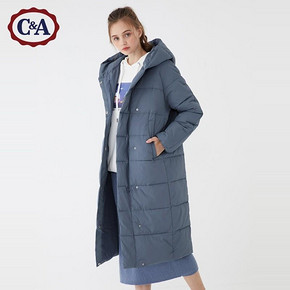 C&A CA200222169 中长款连帽棉服 低至241.1元 ￥241