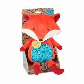 天猫 新低价、12日0点：B.Toys 比乐 会说话的小狐狸 毛绒玩具 64.5元包邮（1件