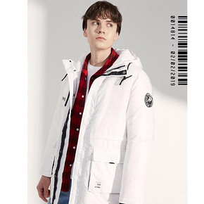 12日0点：A21 4741156000 男士中长款羽绒服 低至38.6元 ￥259