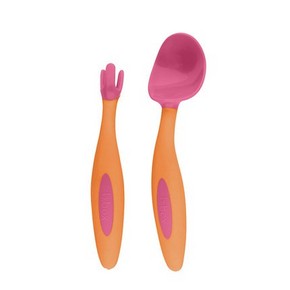 双12预告、88VIP：b.box 宝宝训练便携叉勺套装 *4件 139.5元包邮（前2小时，合34