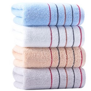 grace 洁丽雅 全棉毛巾 34*72cm*95g 4条装 24.9元包邮 ￥25