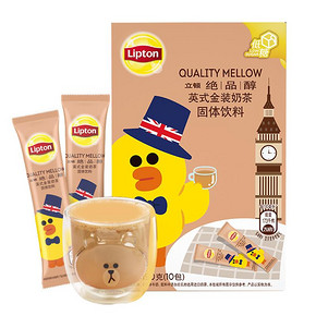 Lipton 立顿 绝品醇英式金装奶茶固体饮料 190g *2件 26元（合13元/件）