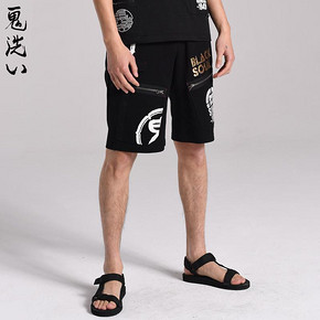 oniarai鬼洗 春夏新品 鬼洗新多袋休闲时尚潮流短裤男 B54044 449元