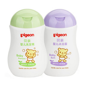 Pigeon贝亲 婴儿洗发沐浴组合套装400ML 宝宝洗护用品 51.85元