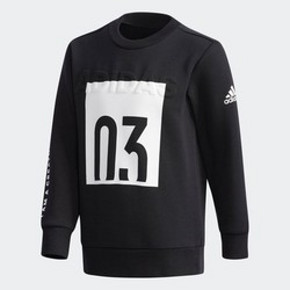 adidas 阿迪达斯 小童运动套头卫衣 93元包邮（前500件）